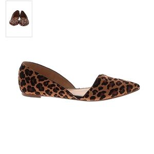 J Crew Zoe Calf Hair D’Orsay Leopard
